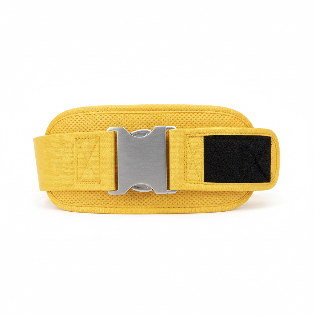 Ceinture lombaire jaune